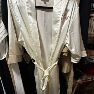 Elegant Cream Women's Robe